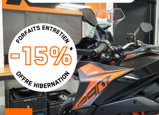 C'est l'Offre Hibernation chez KTM Le Mans !
