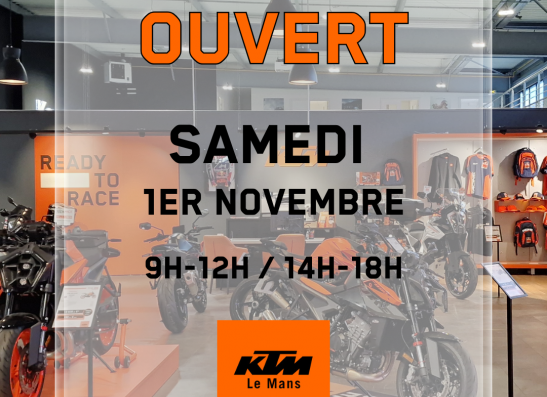 KTM Le Mans reste ouvert !